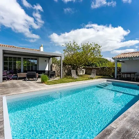 Maison Familiale Calme Avec Piscine Securisee - Fr-1-835-32 * Sainte-Marie-de-Ré