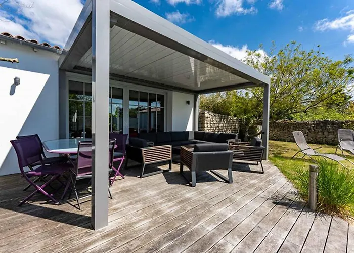 Maison Familiale Calme Avec Piscine Securisee - Fr-1-835-32 别墅 圣马丹德雷