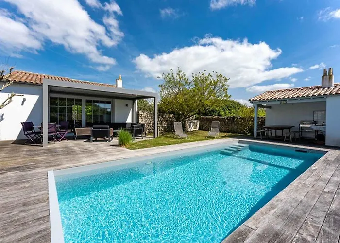 Maison Familiale Calme Avec Piscine Securisee - Fr-1-835-32 * 圣马丹德雷